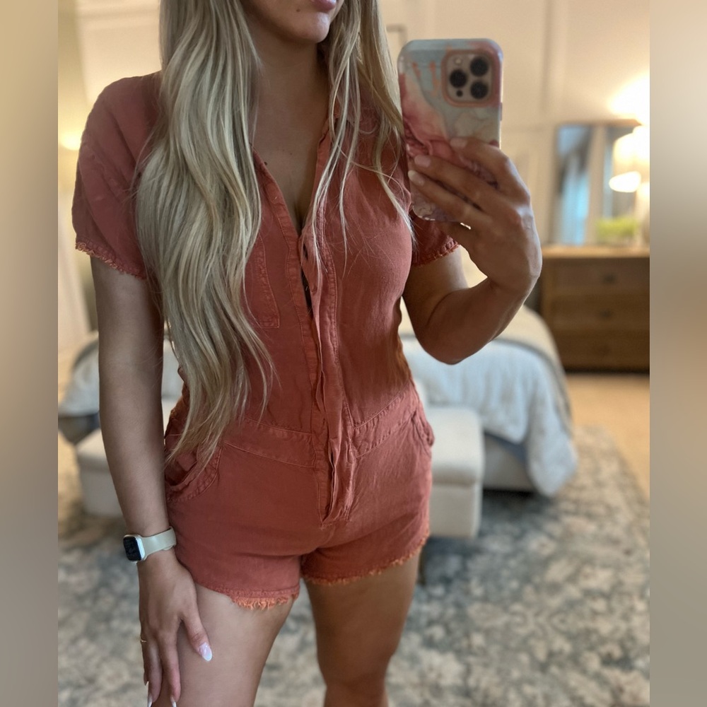 Young Fabulous & Broke Terracotta Romper